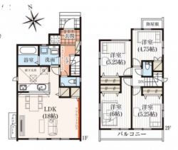 グラファーレ寝屋川市 河北西町 新築一戸建て13棟11号棟