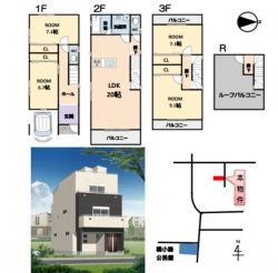 東大阪市 横小路町２丁目 新築一戸建て