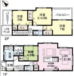 ファーストタウン西宮市 北六甲台4丁目 新築一戸建て2棟1号棟