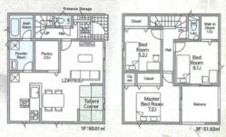 クレイドルガーデン寝屋川市 国松町 新築一戸建て6棟3号棟