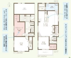 リーブルガーデン豊中市 箕輪2丁目 新築一戸建て5棟1号棟